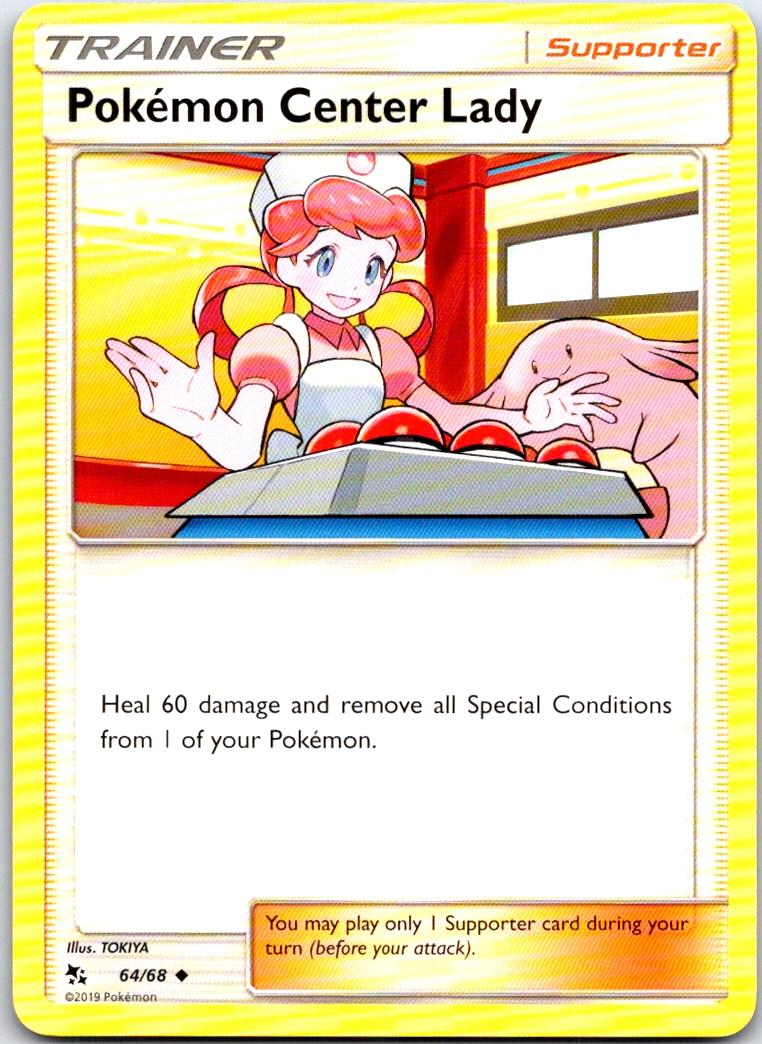 Pokemon Center Lady - 64/68 - - HIDDEN FATES - Pokemon - Uncommon | AB22-50