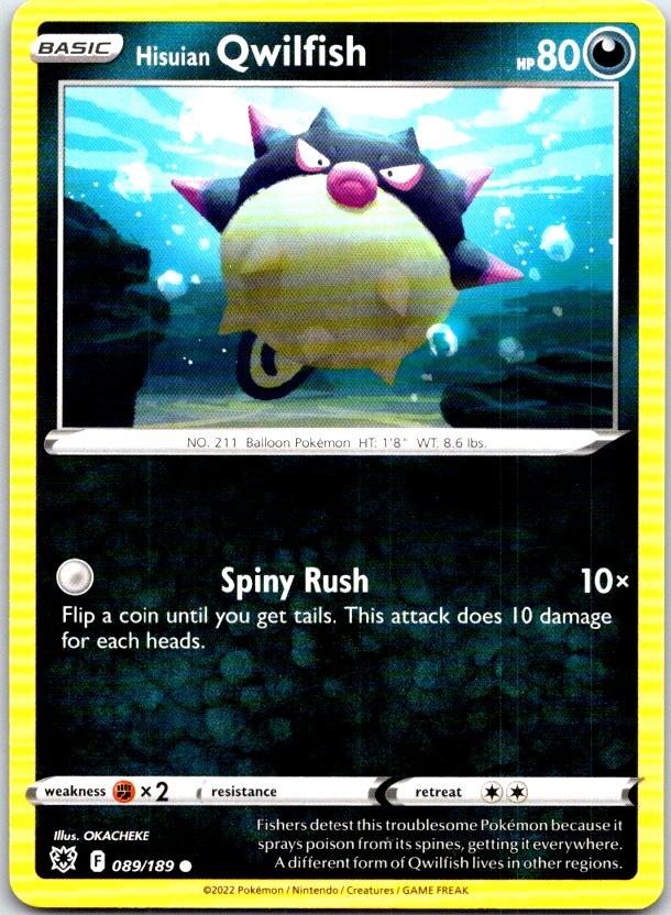 Hisuian Qwilfish - 089/189 - - ASTRAL RADIANCE - Pokemon - Common | AC05-16