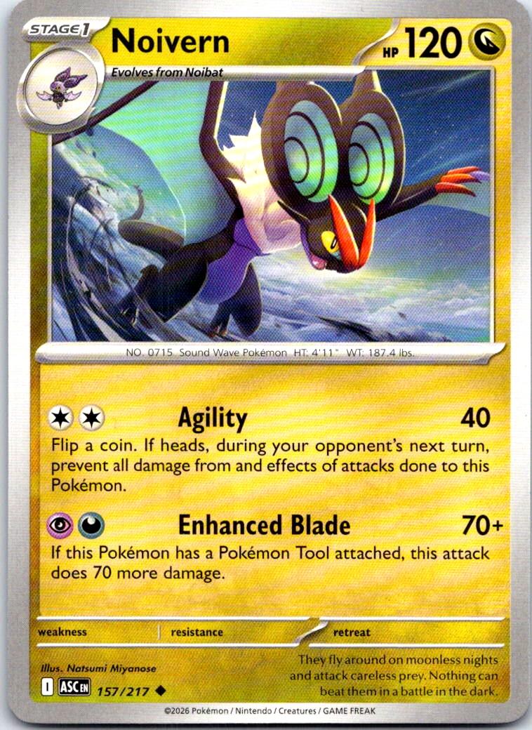 Noivern - 157/217 - - ASCENDED HEROES - Pokemon - Uncommon | AB43-39