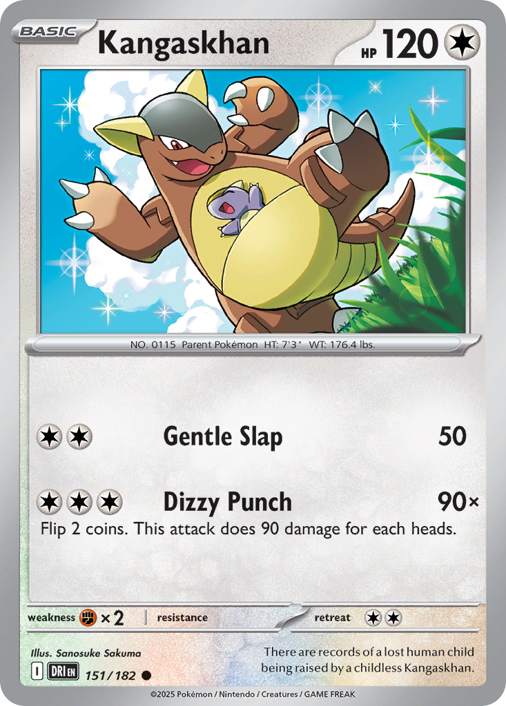 Kangaskhan - 151/182 - - DESTINED RIVALS - Pokemon - Common | AA12-48