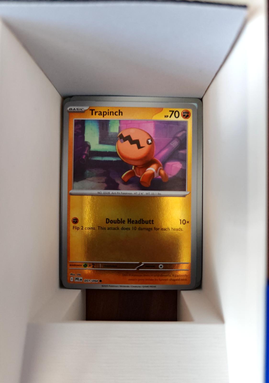 Trapinch - 051/094 - Reverse Holo - PHANTASMAL FLAMES - Pokemon - | AA56-32