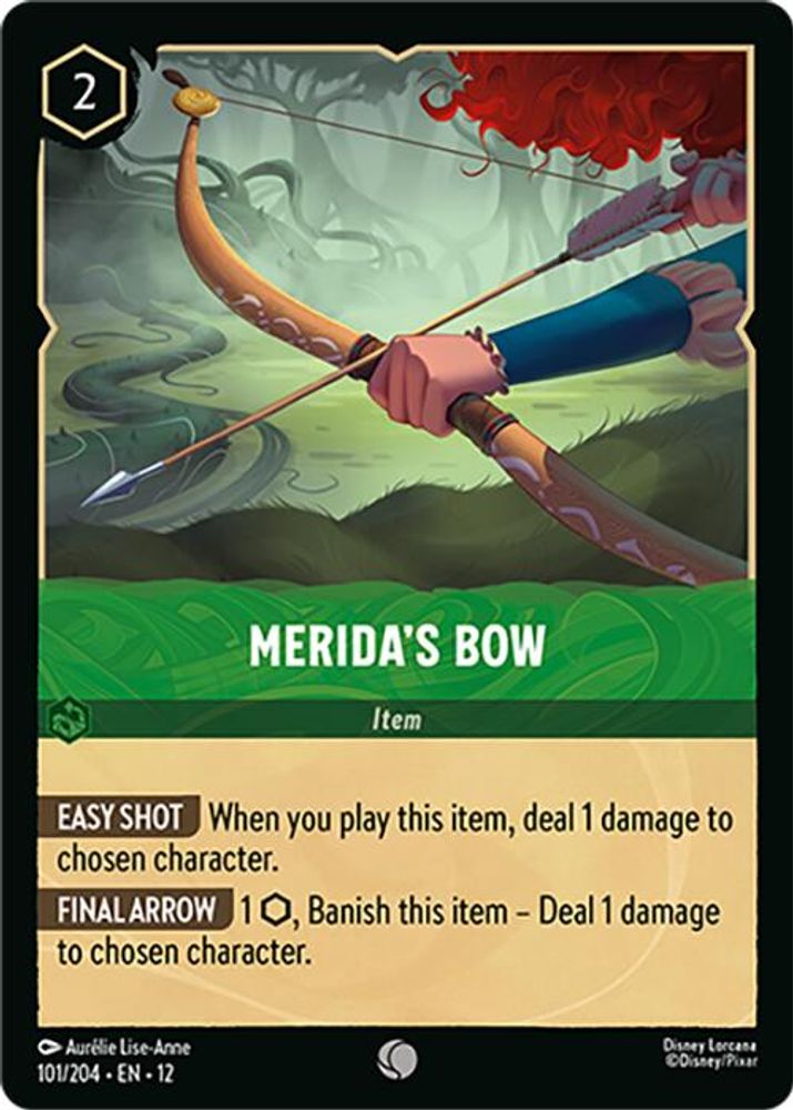 Merida's Bow - 101/204 - - WILDS UNKNOWN - Lorcana - Common | LAA02-24