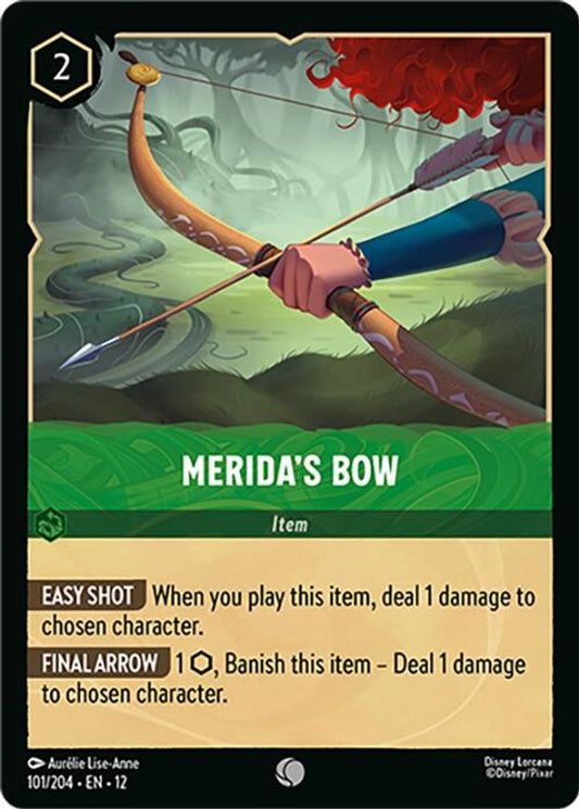 Merida's Bow - 101/204 - - WILDS UNKNOWN - Lorcana - Common | LAA02-24