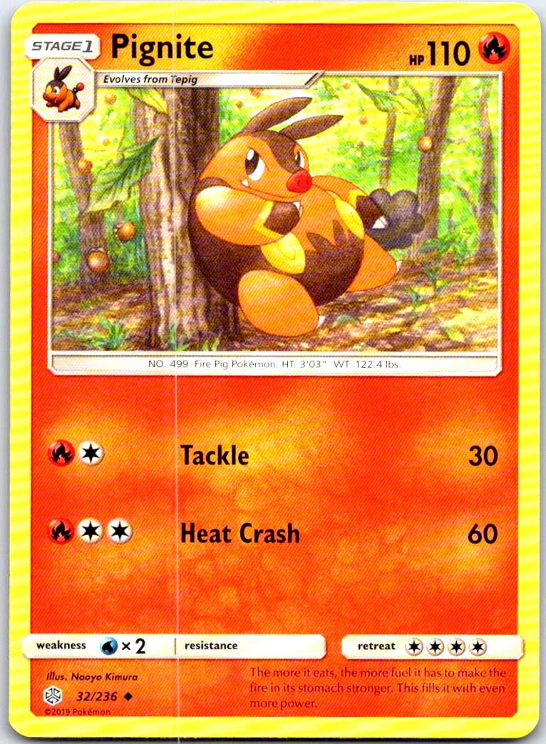 Pignite - 32/236 - - COSMIC ECLIPSE - Pokemon - Uncommon | AB45-24
