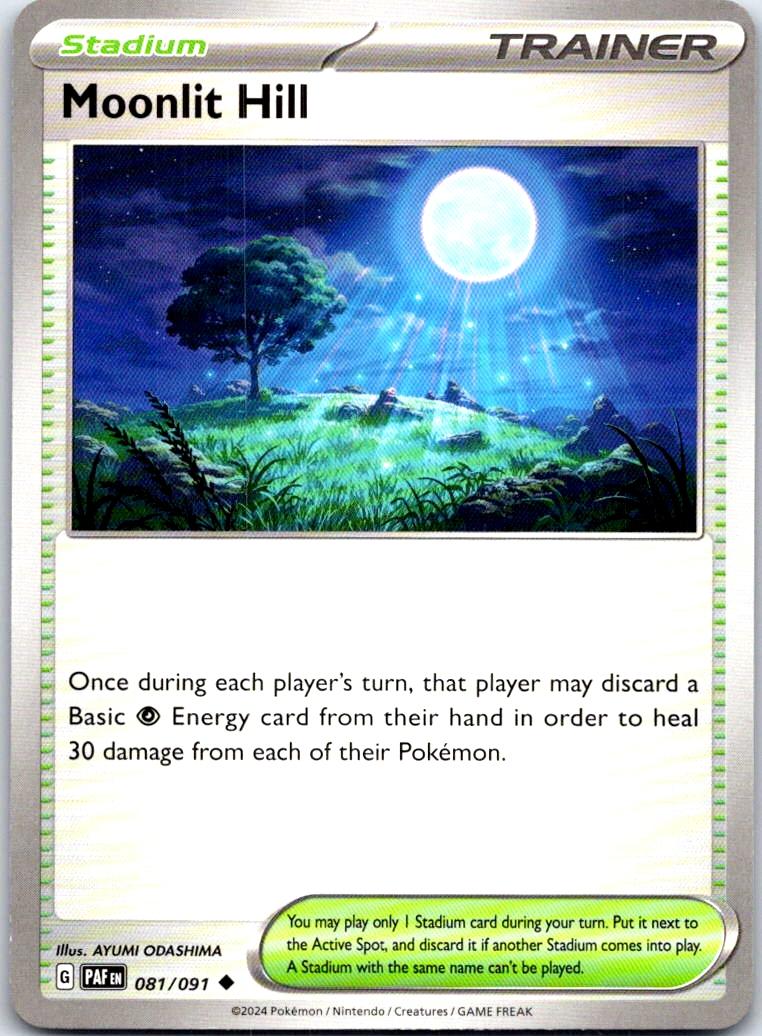 Moonlit Hill - 081/091 - - PALDEAN FATES - Pokemon - Uncommon | AB25-24