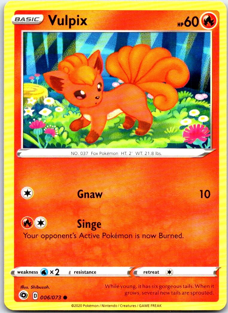 Vulpix - 006/073 - - CHAMPION'S PATH - Pokemon - Common | AB28-36