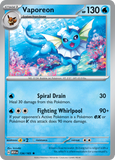 Vaporeon - 134/165 - Reverse Holo - 151 - Pokemon - Rare | AA61-44