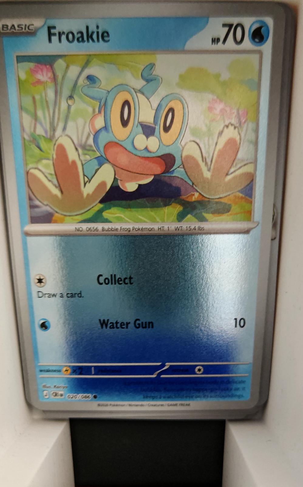 Froakie - 020/086 - Reverse Holo - CHAOS RISING - Pokemon - Common | AA20-20