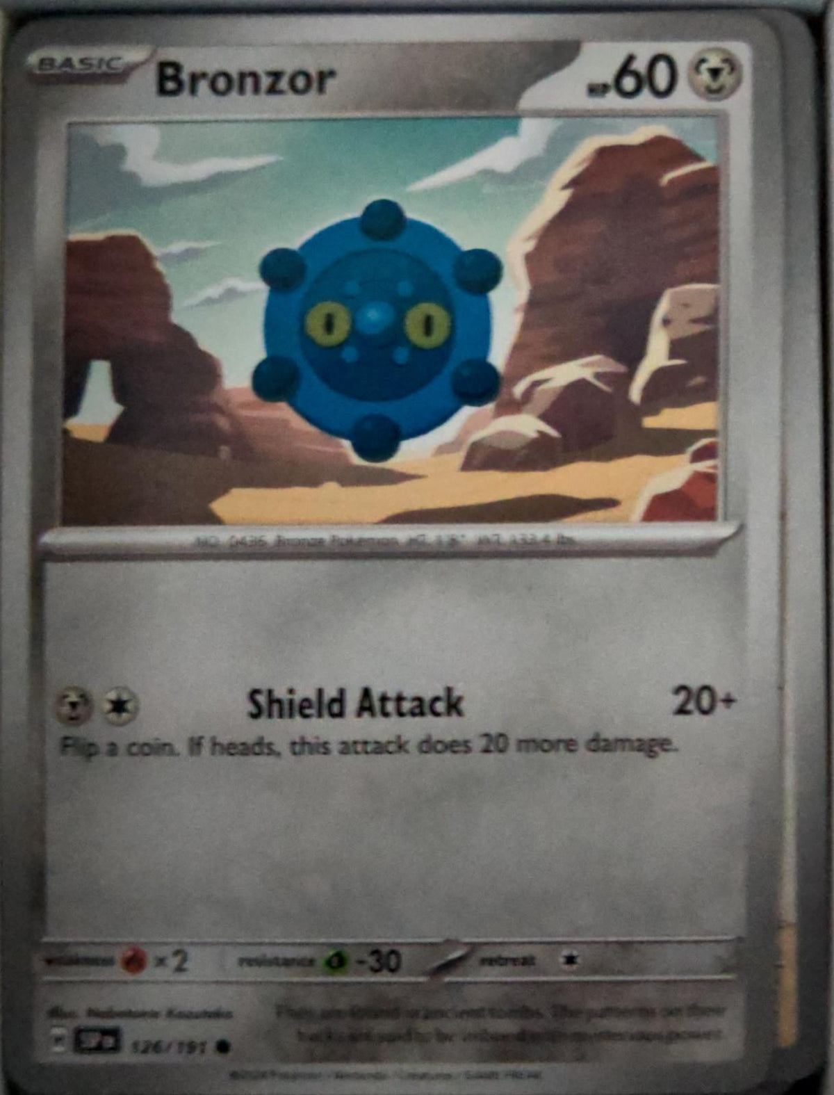 Bronzor - 126/191 - - SURGING SPARKS - Pokemon - Common | AA48-63