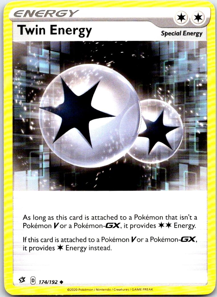 Twin Energy - 174/192 - - REBEL CLASH - Pokemon - Uncommon | AB21-31