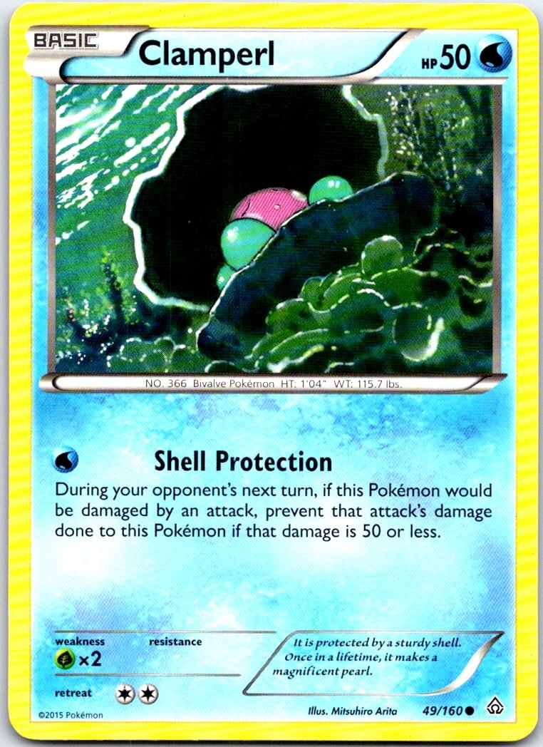 Clamperl - 49/160 - - PRIMAL CLASH - Pokemon - Common | AB72-20