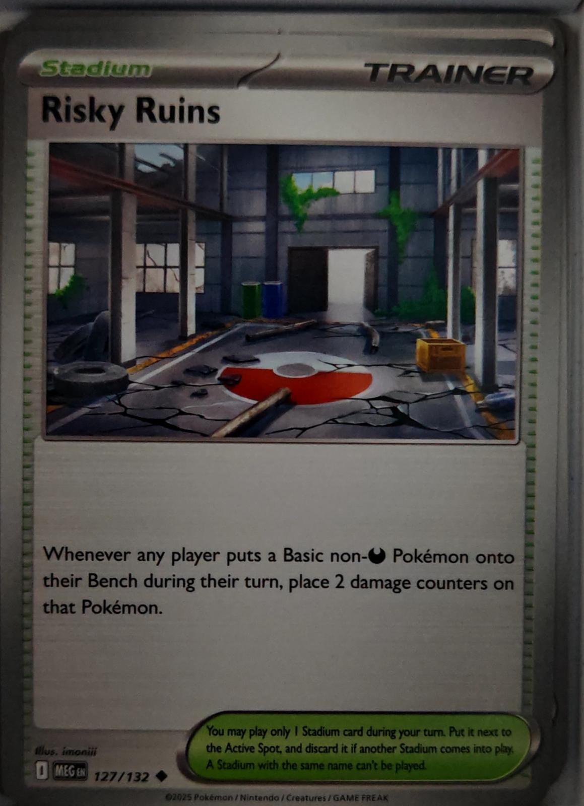 Risky Ruins - 127/132 - - MEGA EVOLUTION - Pokemon - Uncommon | AA40-58