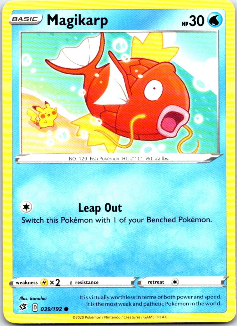 Magikarp - 039/192 - - REBEL CLASH - Pokemon - Common | AB78-29