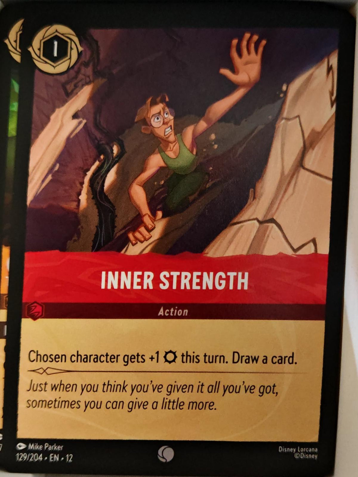 Inner Strength - 129/204 - - WILDS UNKNOWN - Lorcana - Common | LAA01-41