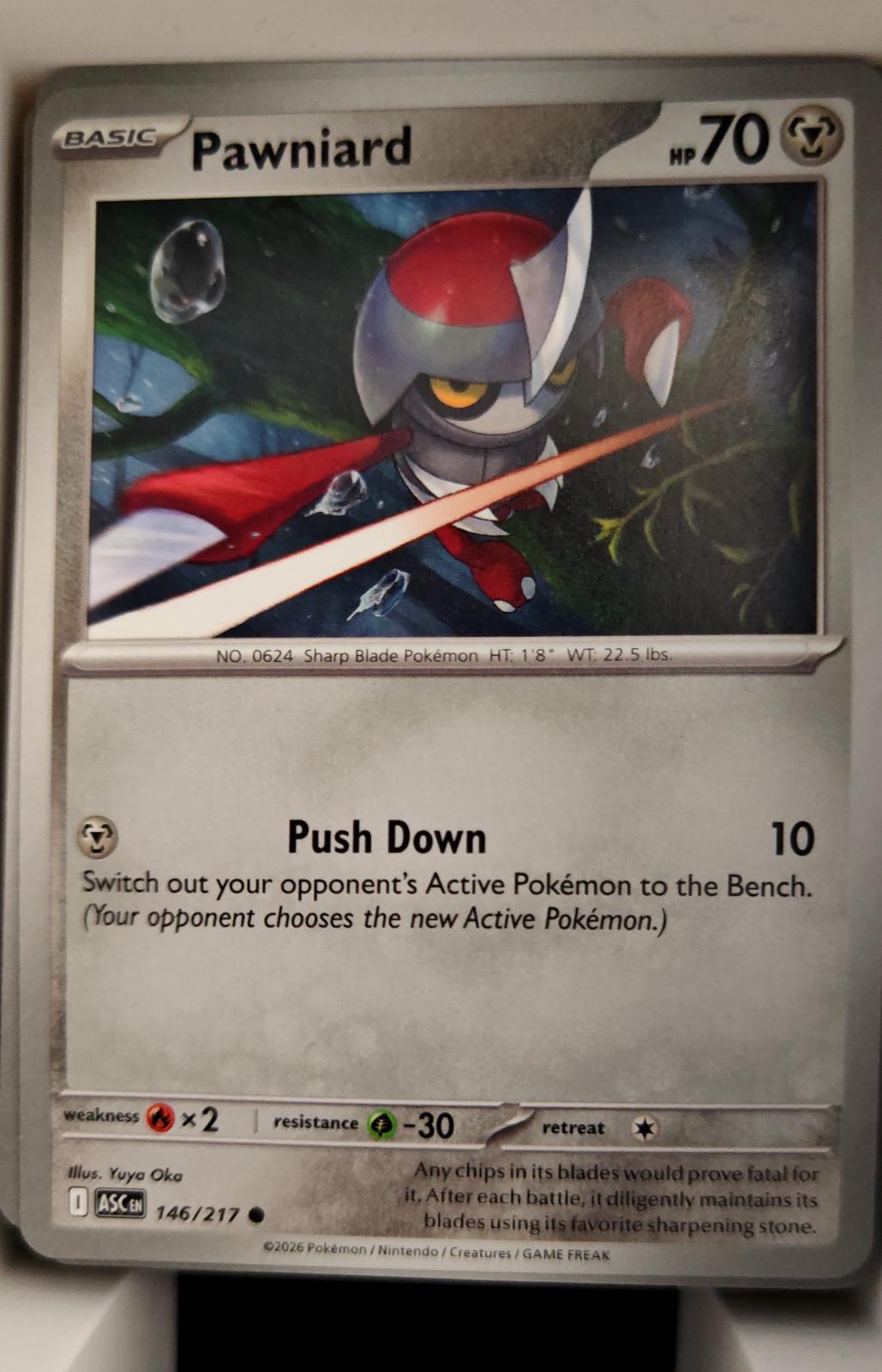 Pawniard - 146/217 - - ASCENDED HEROES - Pokemon - Common | AA12-90