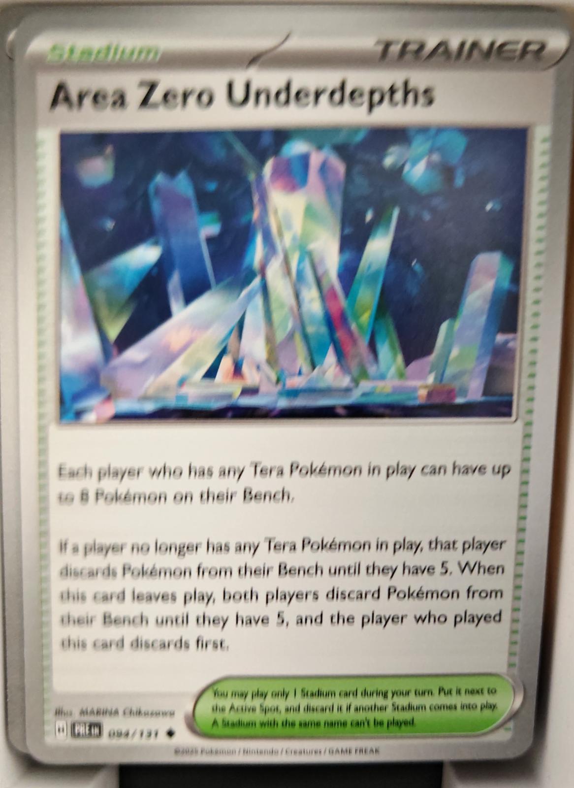 Area Zero Underdepths - 094/131 - - PRISMATIC EVOLUTIONS - Pokemon - | AA27-55