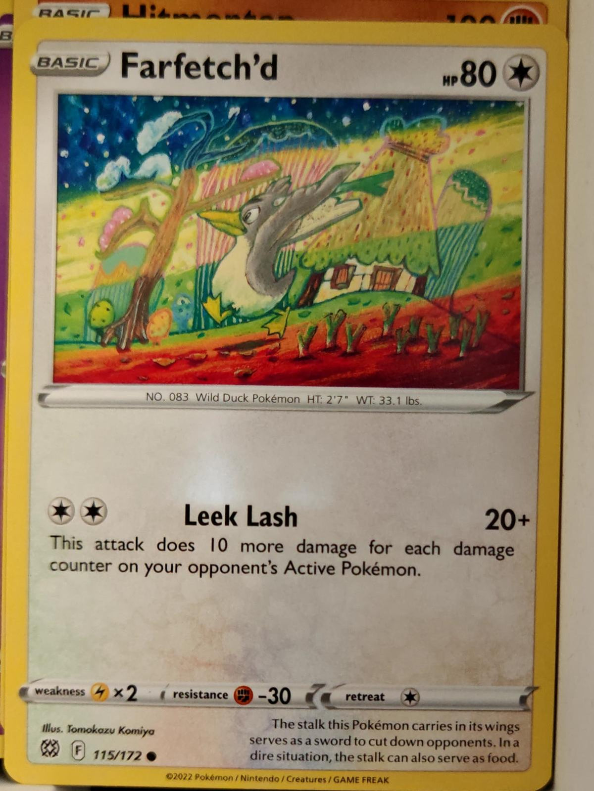Farfetch'd - 115/172 - - BRILLIANT STARS - Pokemon - Common | AA21-47