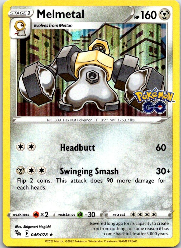 Melmetal - 046/078 - Holo - POKEMON GO - Pokemon - Rare | AA120-3