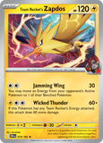 Team Rocket's Zapdos - 070/182 - Holo - DESTINED RIVALS - Pokemon - | AA20-62