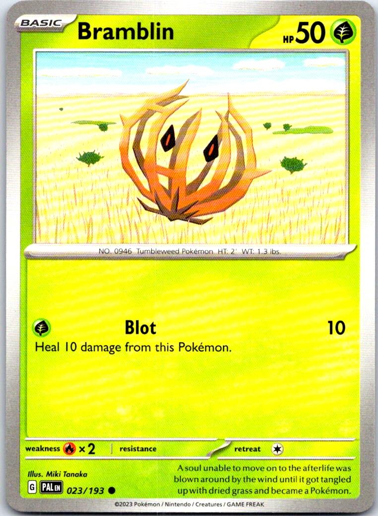 Bramblin - 023/193 - - PALDEA EVOLVED - Pokemon - Common | AB68-29
