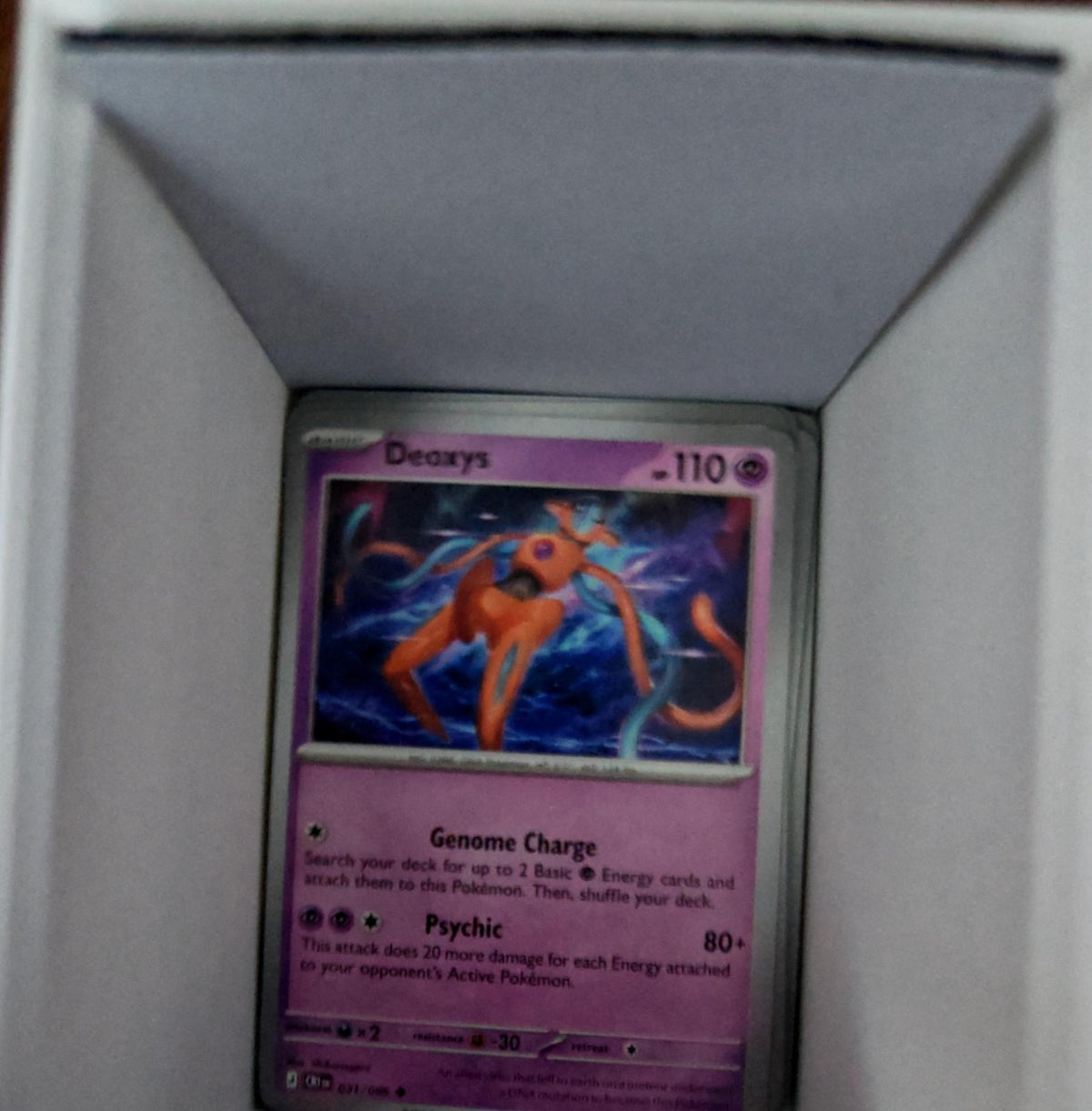 Deoxys - 031/086 - - CHAOS RISING - Pokemon - Uncommon | AA54-18