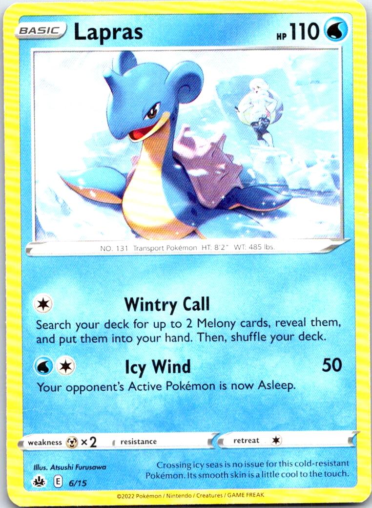 Lapras - 006/015 - - MCDONALD'S PROMOS 2022 - Pokemon - Promo | AB28-40