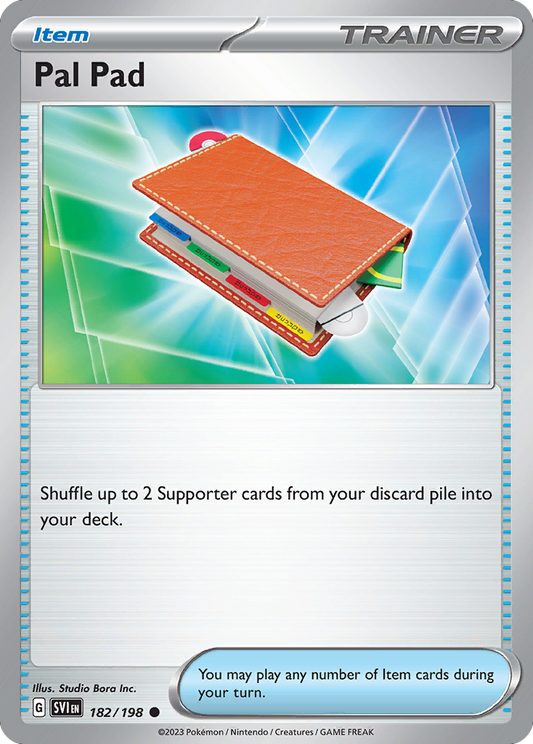 Pal Pad - 182/198 - - SCARLET & VIOLET - Pokemon - Common | AA44-79