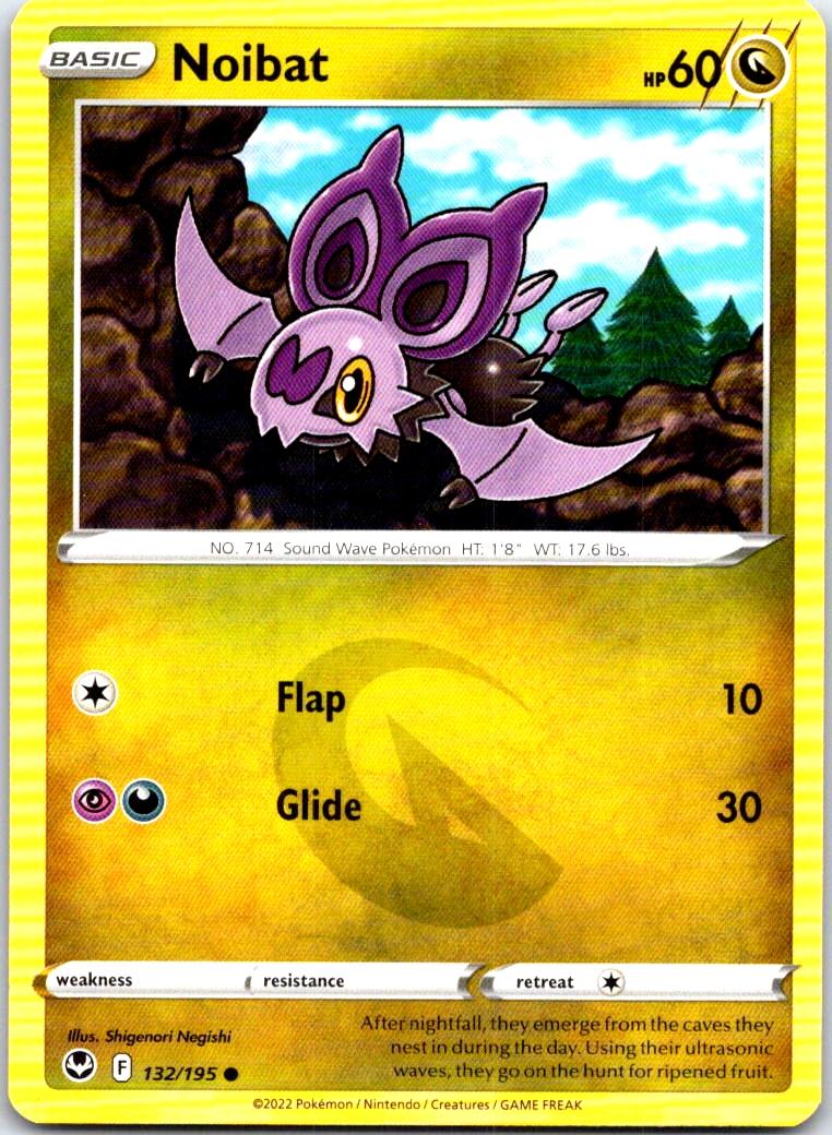 Noibat - 132/195 - - SILVER TEMPEST - Pokemon - Common | AB52-1