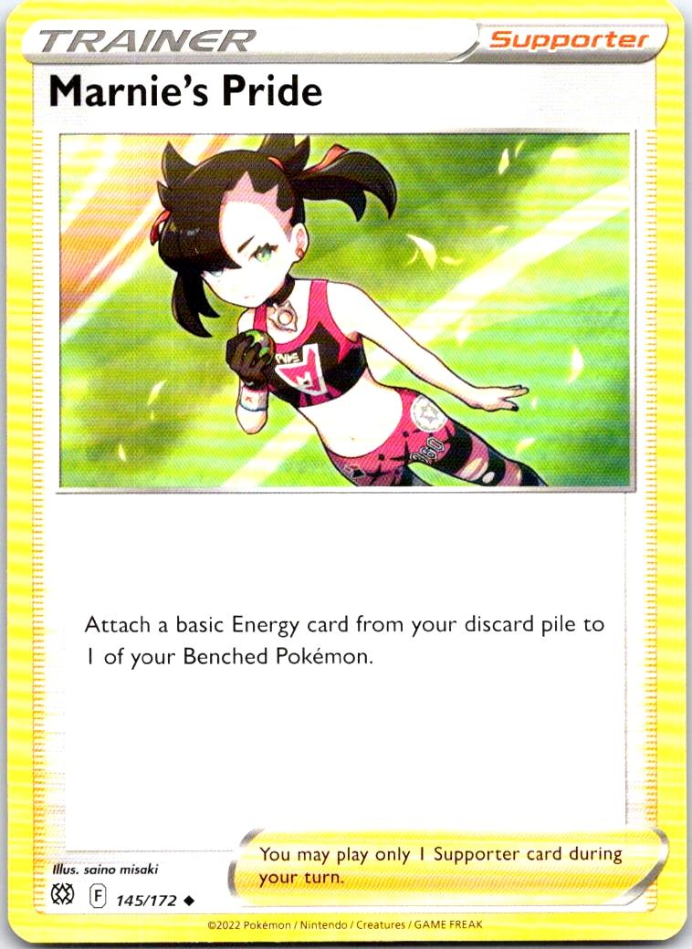 Marnie's Pride - 145/172 - - BRILLIANT STARS - Pokemon - Uncommon | AB15-9
