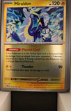 Miraidon - 028/084 - Reverse Holo - PITCH BLACK - Pokemon - Rare | AA35-21