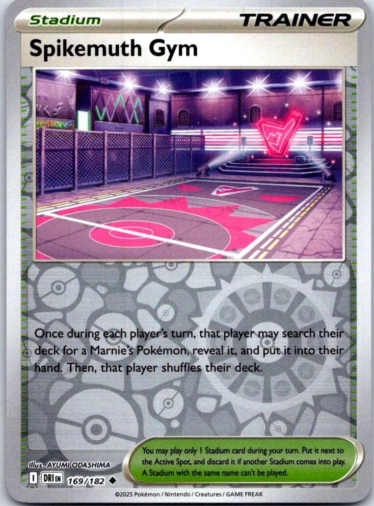 Spikemuth Gym - 169/182 - Reverse Holo - DESTINED RIVALS - Pokemon - | AB14-25