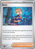 Briar - 100/131 - Reverse Holo - PRISMATIC EVOLUTIONS - Pokemon - | AA29-9