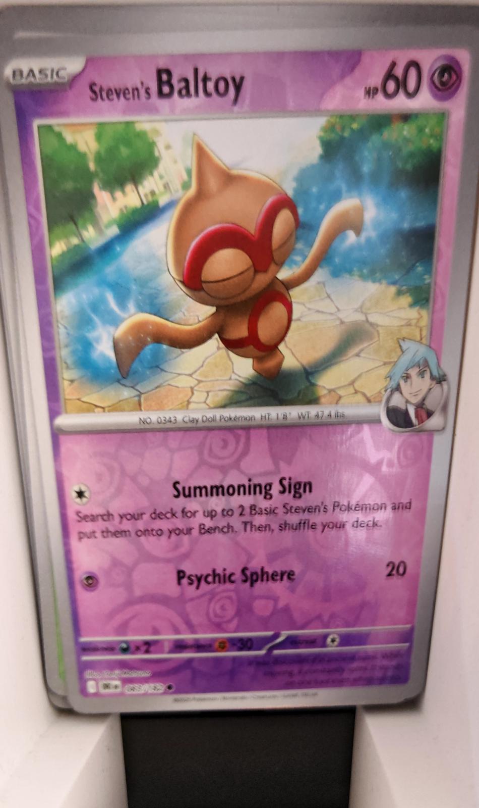 Steven's Baltoy - 083/182 - Reverse Holo - DESTINED RIVALS - Pokemon - | AA24-32