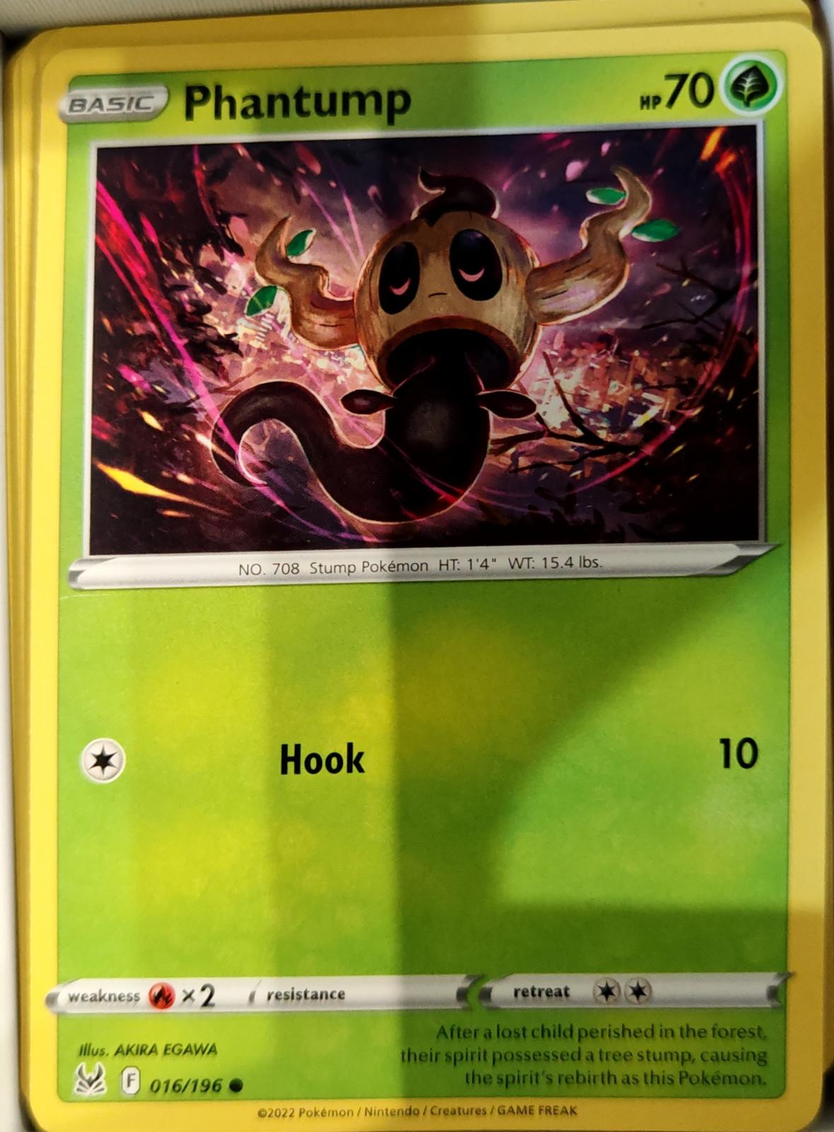 Phantump - 016/196 - - LOST ORIGIN - Pokemon - Common | AA73-50
