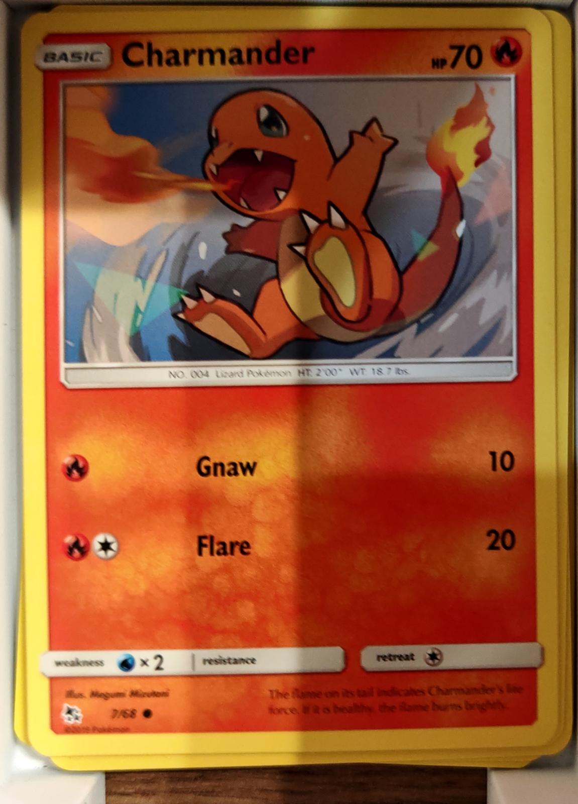 Charmander - 7/68 - - HIDDEN FATES - Pokemon - Common | AA71-10