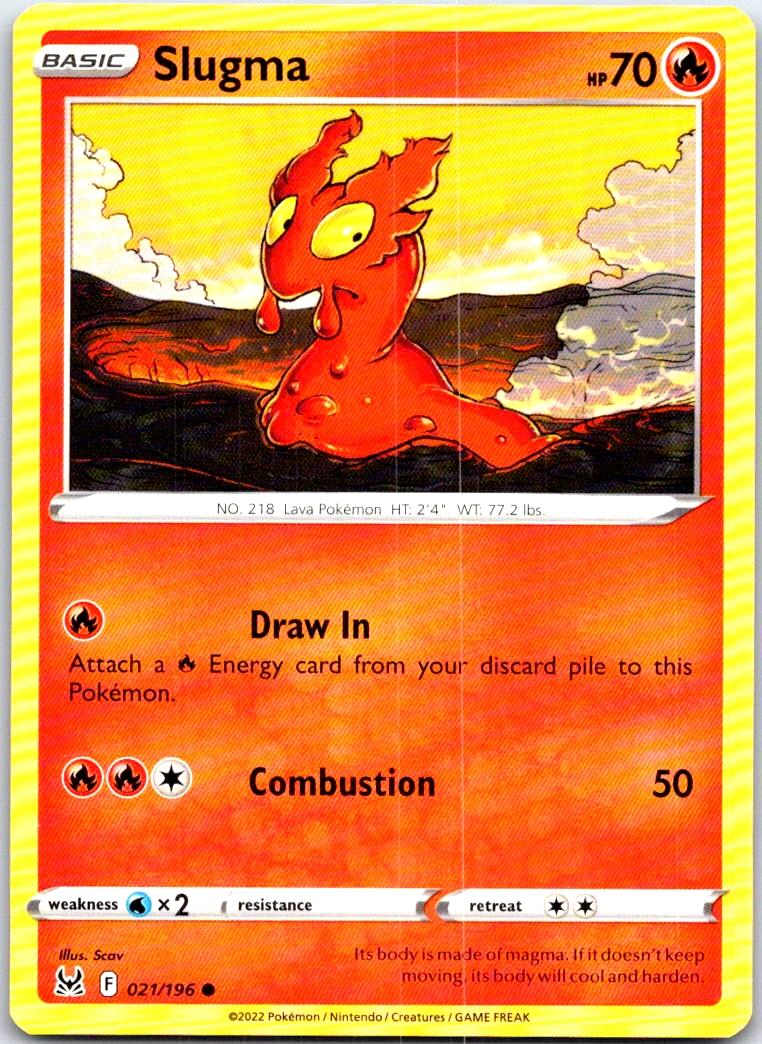 Slugma - 021/196 - - LOST ORIGIN - Pokemon - Common | AB60-19