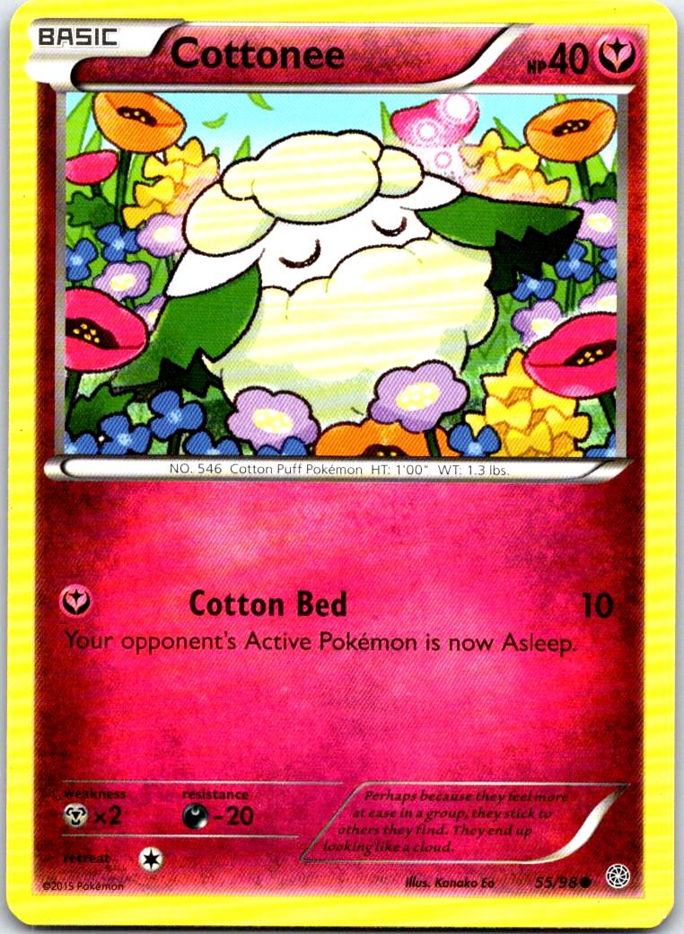 Cottonee - 55/98 - - ANCIENT ORIGINS - Pokemon - Common | AB76-39