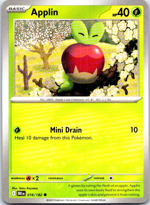Applin - 016/182 - - DESTINED RIVALS - Pokemon - Common | AC06-12