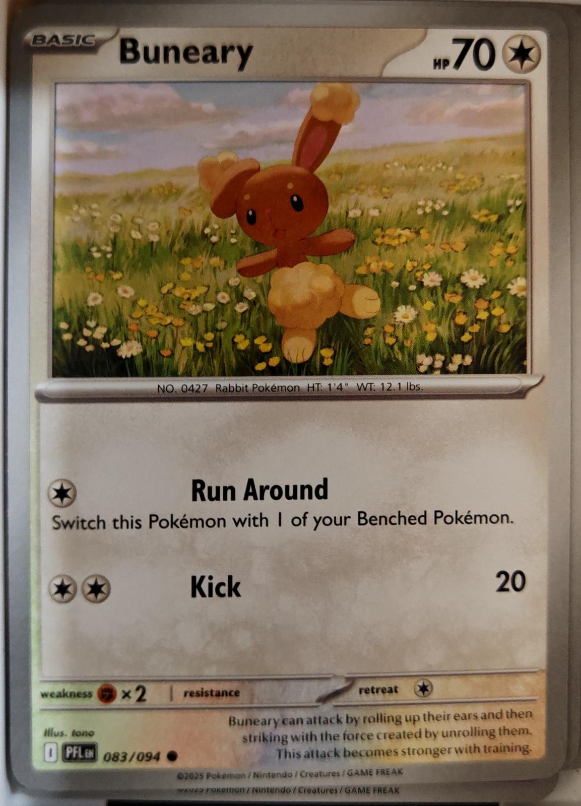 Buneary - 083/094 - - PHANTASMAL FLAMES - Pokemon - Common | AA07-18
