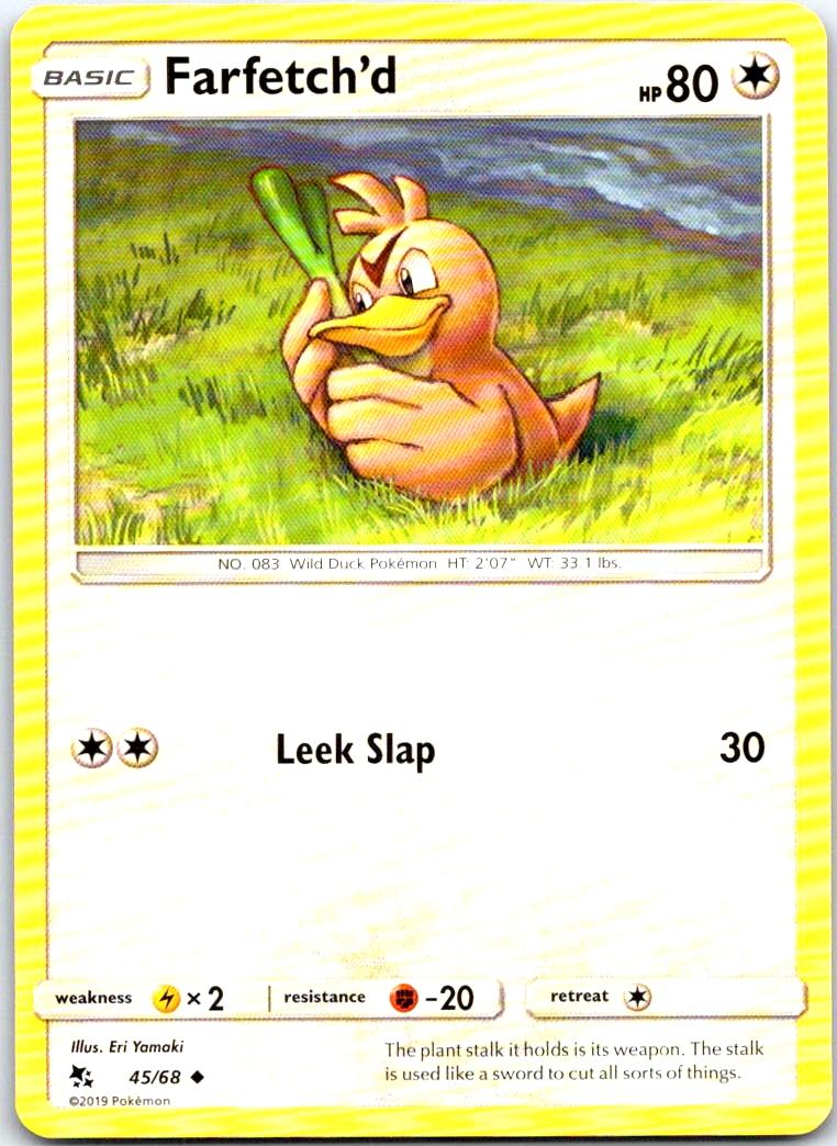 Farfetch'd - 45/68 - - HIDDEN FATES - Pokemon - Uncommon | AB20-3