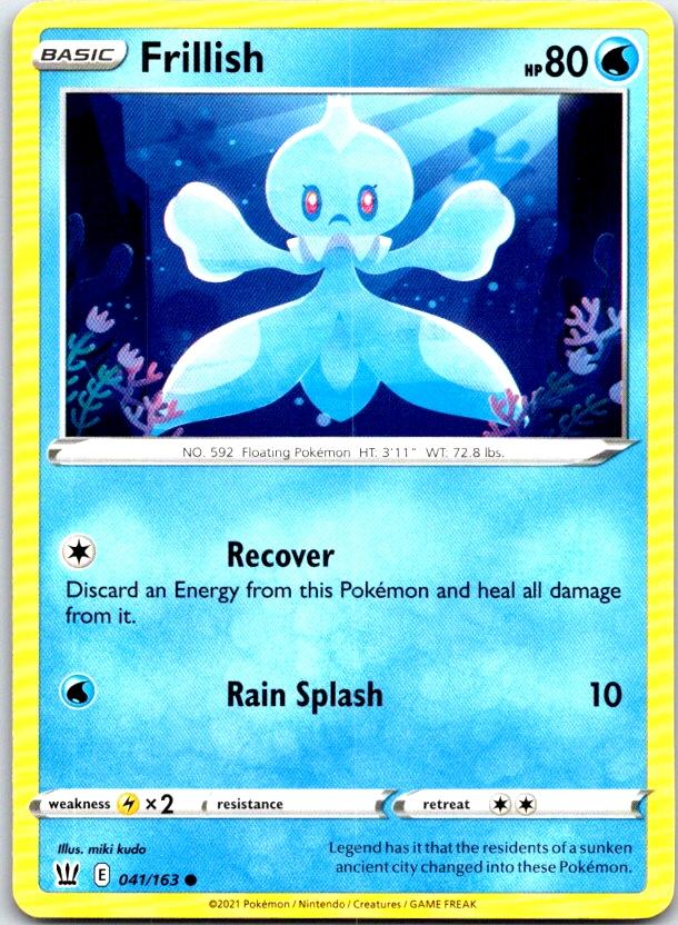 Frillish - 041/163 - - BATTLE STYLES - Pokemon - Common | AC16-21