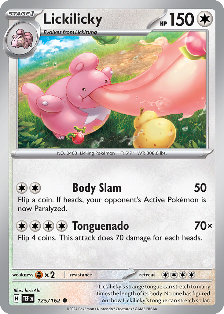 Lickilicky - 125/162 - - TEMPORAL FORCES - Pokemon - Common | AA21-65