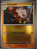 Primeape - 043/084 - Reverse Holo - PITCH BLACK - Pokemon - Common | AA35-26