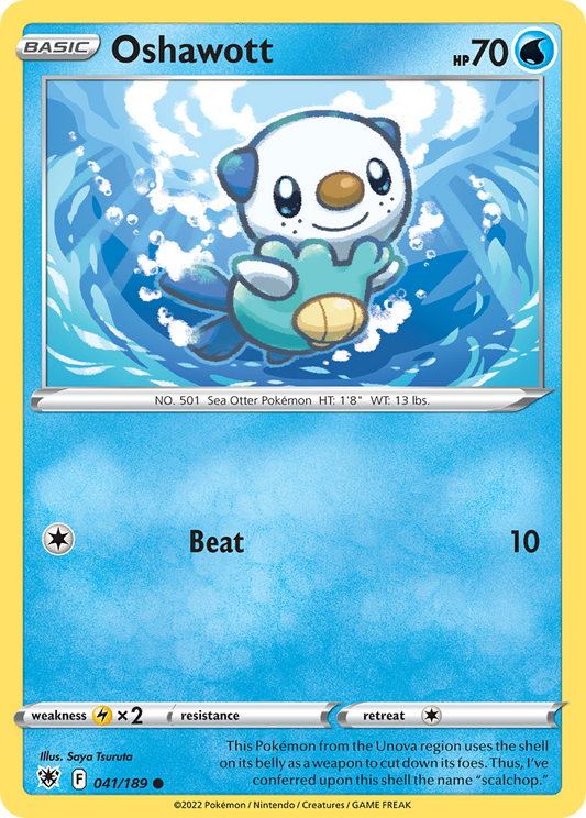 Oshawott - 041/189 - - ASTRAL RADIANCE - Pokemon - Common | AA73-33
