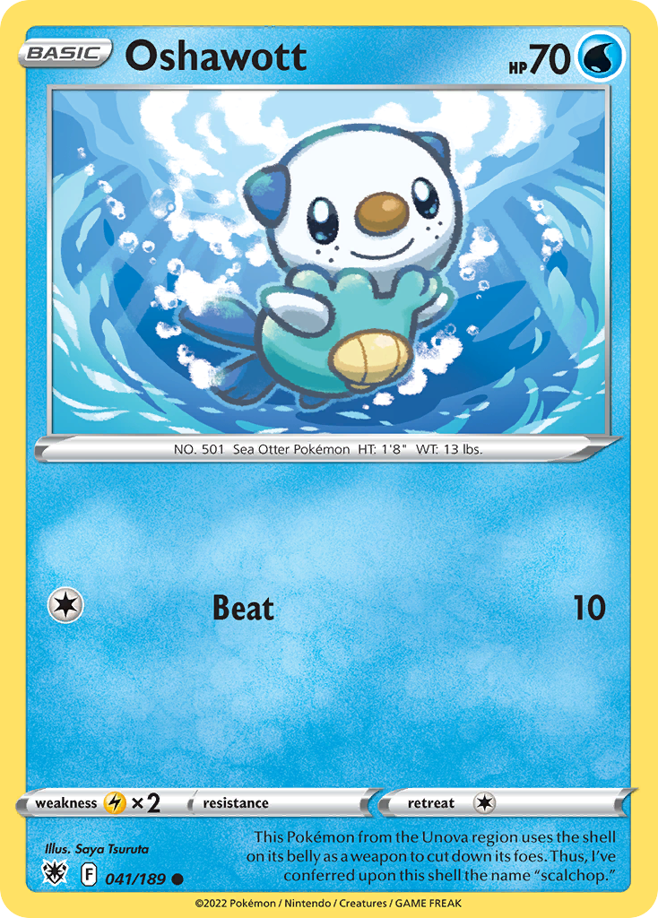 Oshawott - 041/189 - - ASTRAL RADIANCE - Pokemon - Common | AA89-7