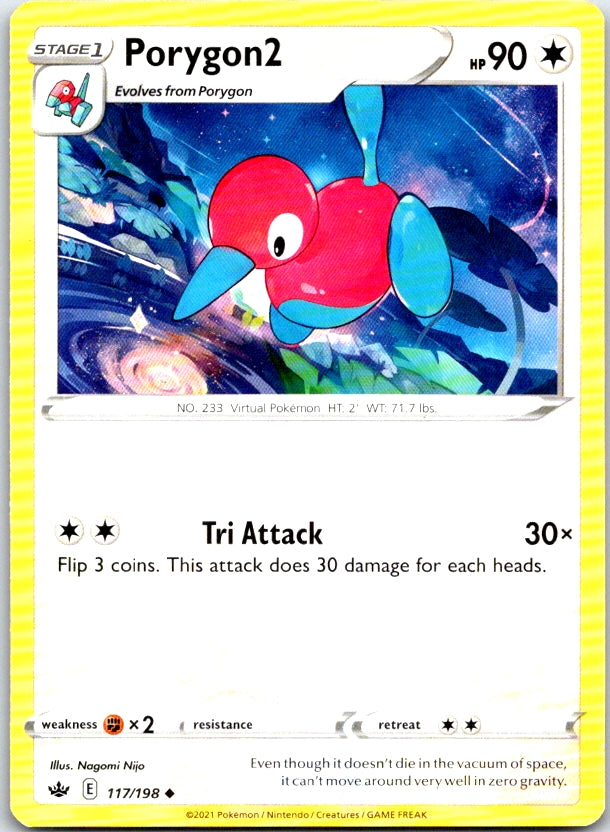 Porygon2 - 117/198 - - CHILLING REIGN - Pokemon - Uncommon | AC17-39