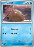 Swinub - 023/094 - Reverse Holo - PHANTASMAL FLAMES - Pokemon - Common | AA56-31