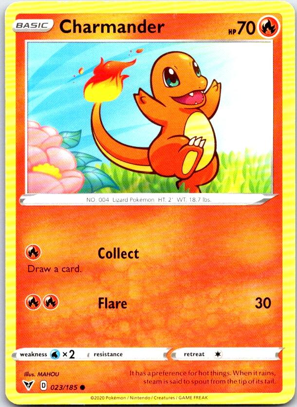 Charmander - 023/185 - - VIVID VOLTAGE - Pokemon - Common | AC18-27