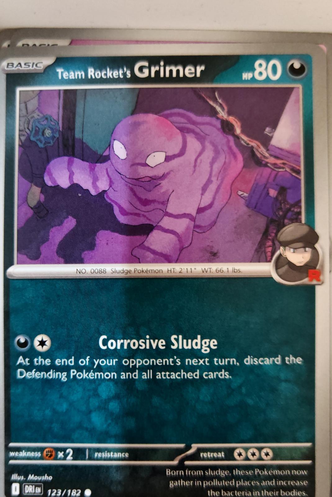Team Rocket's Grimer - 123/182 - - DESTINED RIVALS - Pokemon - Common | AA07-97