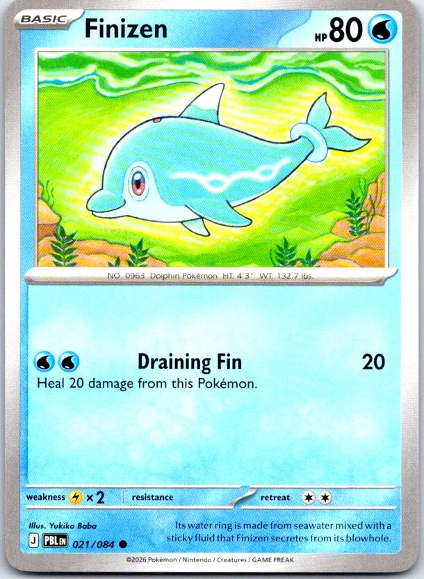 Finizen - 021/084 - - PITCH BLACK - Pokemon - Common | AC14-48